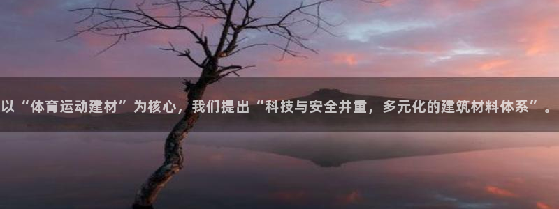 好博体育app网页版：以“体育运动建材”为核心，我们提出“科技与安全并重，多元化的建筑材料体系”。